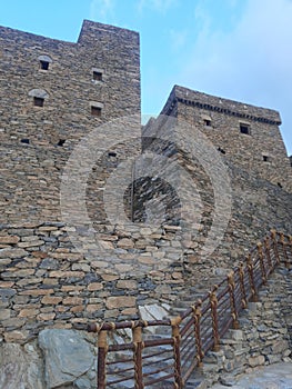 Saudi Arabia, Al-Baha, the ancient heritage village of Thee Ain( Zee Ain), houses, mosques, towers and forts