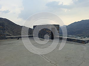 Saudi Arabia, Al-Baha, the ancient heritage village of Thee Ain( Zee Ain), houses, mosques, towers and forts