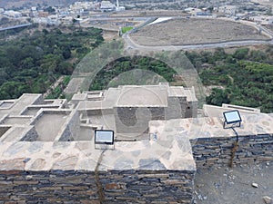 Saudi Arabia, Al-Baha, the ancient heritage village of Thee Ain( Zee Ain), houses, mosques, towers and forts