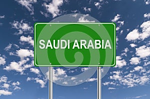 Saudi Arabia sign