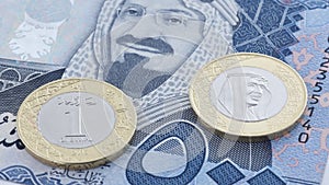 Saudi Riyal 500 Banknote and New Coin