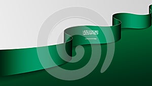 SaudiArabia ribbon flag background photo
