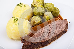 Sauerbraten mit KlÃ¶ÃŸen