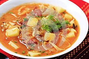 Sauerkraut soup