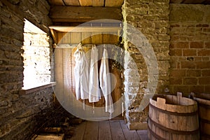 Sauna interior