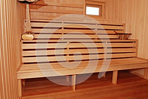 Sauna interior