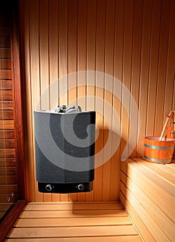 Sauna interior