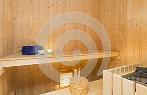 Sauna interior