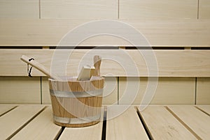 Sauna interior