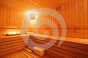 Sauna interior