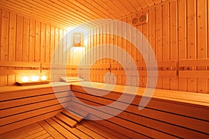 Sauna interior