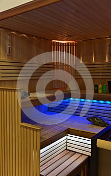 Sauna interior