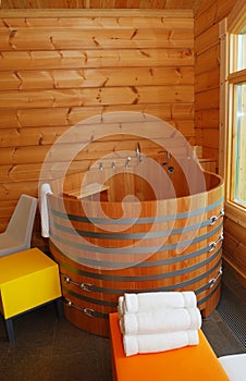 Sauna interior