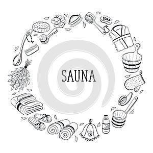 Sauna objects collection 01