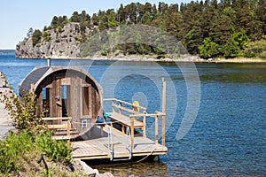 Sauna in Sweden.