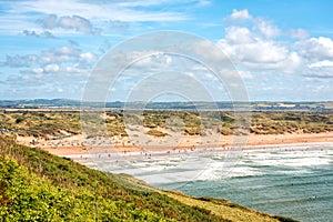 Saunton sands beach