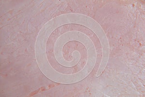 Sausage carbonate close-up, horizontal image