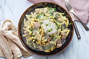 Sausage Cavatelli Broccolini