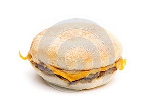 Sausage and Cheese Breakfast Sandwich