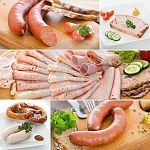 Sausage collage