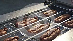 Sausage conveyor meat factory industry production line