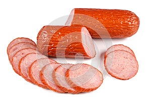 Sausage, jess cold meats isolated