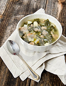 Sausage Kale Potato Soup