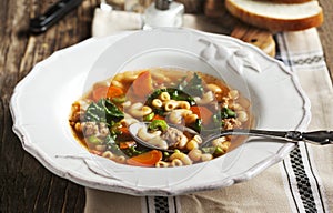 Sausage and kale soup