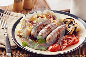 Sausage and mash