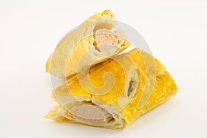Sausage Roll Cut in Half