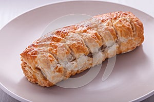 Sausage Roll on plate