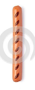 Sausage on white background