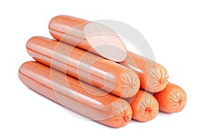 Sausages isolated