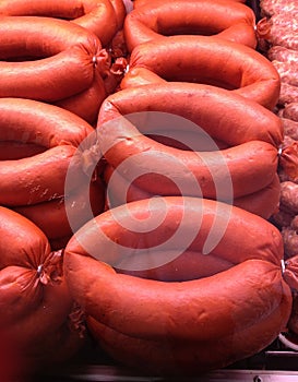 Sausages at the Market