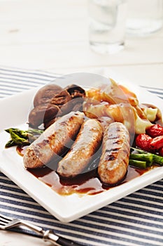 Sausages and Mash