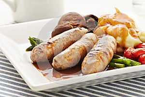 Sausages and Mash