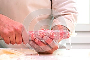 Sausages preparation