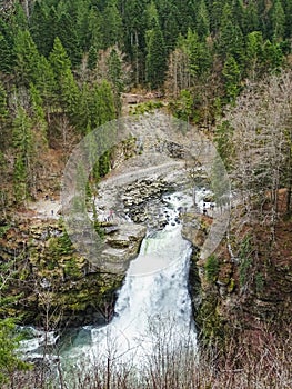 Saut du doubs biggest waterfall in the region of doubs