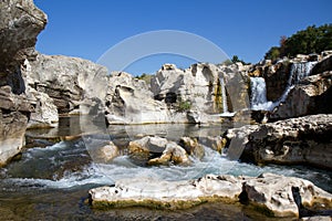 Sautadets Waterfalls on the Ceze river