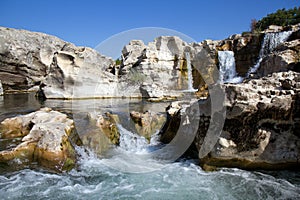 Sautadets Waterfalls on the Ceze river