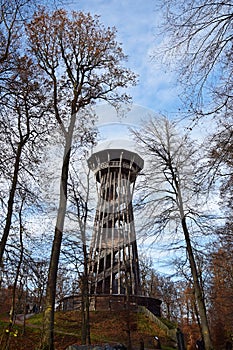 Sauvabelin Spiral Wooden Tower , Lausanne, Switzerland