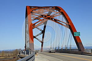 Sauvie island bridge.