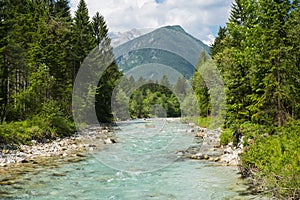 Sava Dolinka river, Slovenia photo