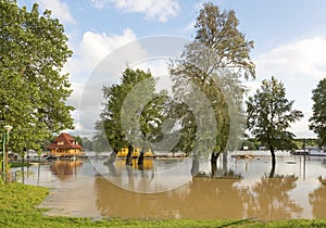 Sava River flood photo