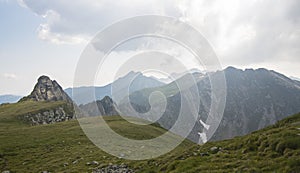 Savage Landscape in Carpathian Mountains, Roumania