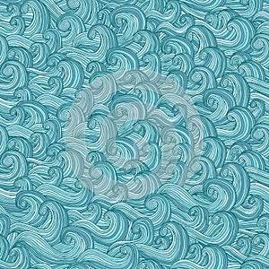 Savage Waves seamless pattern