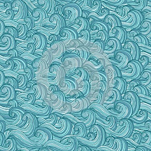 Savage Waves seamless pattern photo
