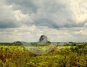 Savanna landscape in Bahia, Sertao, Brazil, South America photo