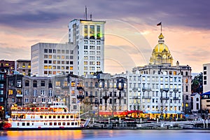 Savannah, Georgia Skyline photo