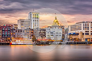 Savannah, Georgia, USA Skyline